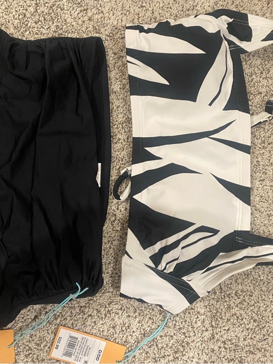 Other - Black & White Zebra-Print Girls' Swim Bottoms